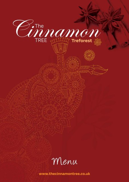 Cover of The Cinnamon Tree menu