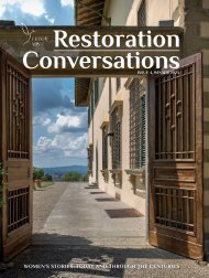 Restoration Conversations magazine - Winter 2023