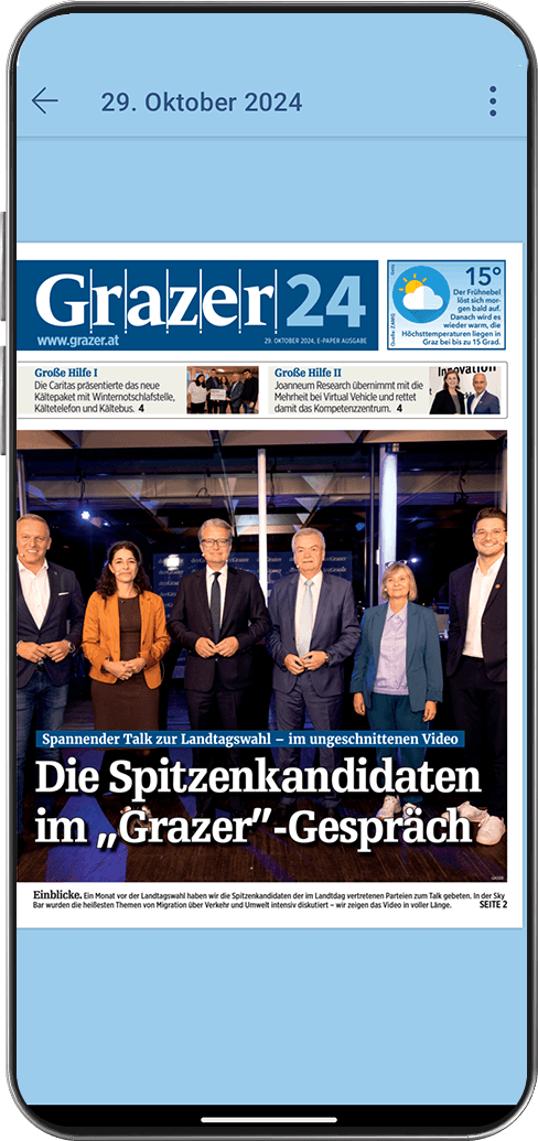 Appkiosk der Grazer
